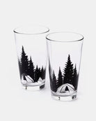 Camping In the Woods Pint Glass 1