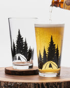 Camping In the Woods Pint Glass 2