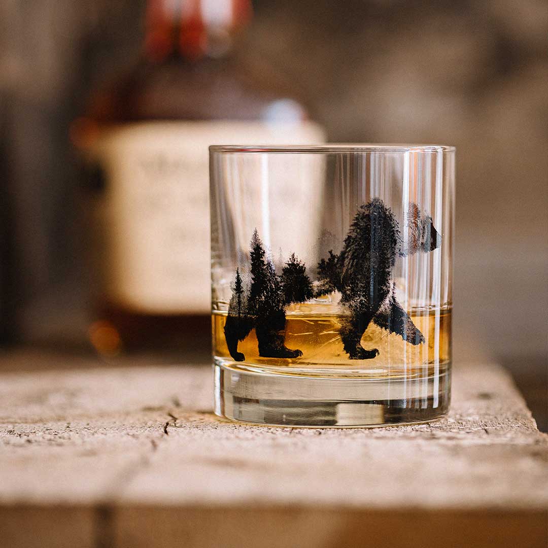 collection whiskey glasses