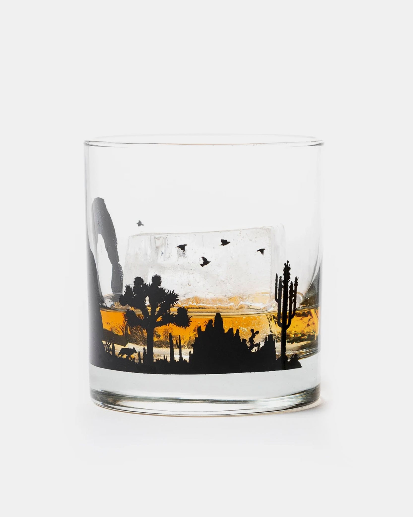 Desert Landscape Single Whiskey Glass 1