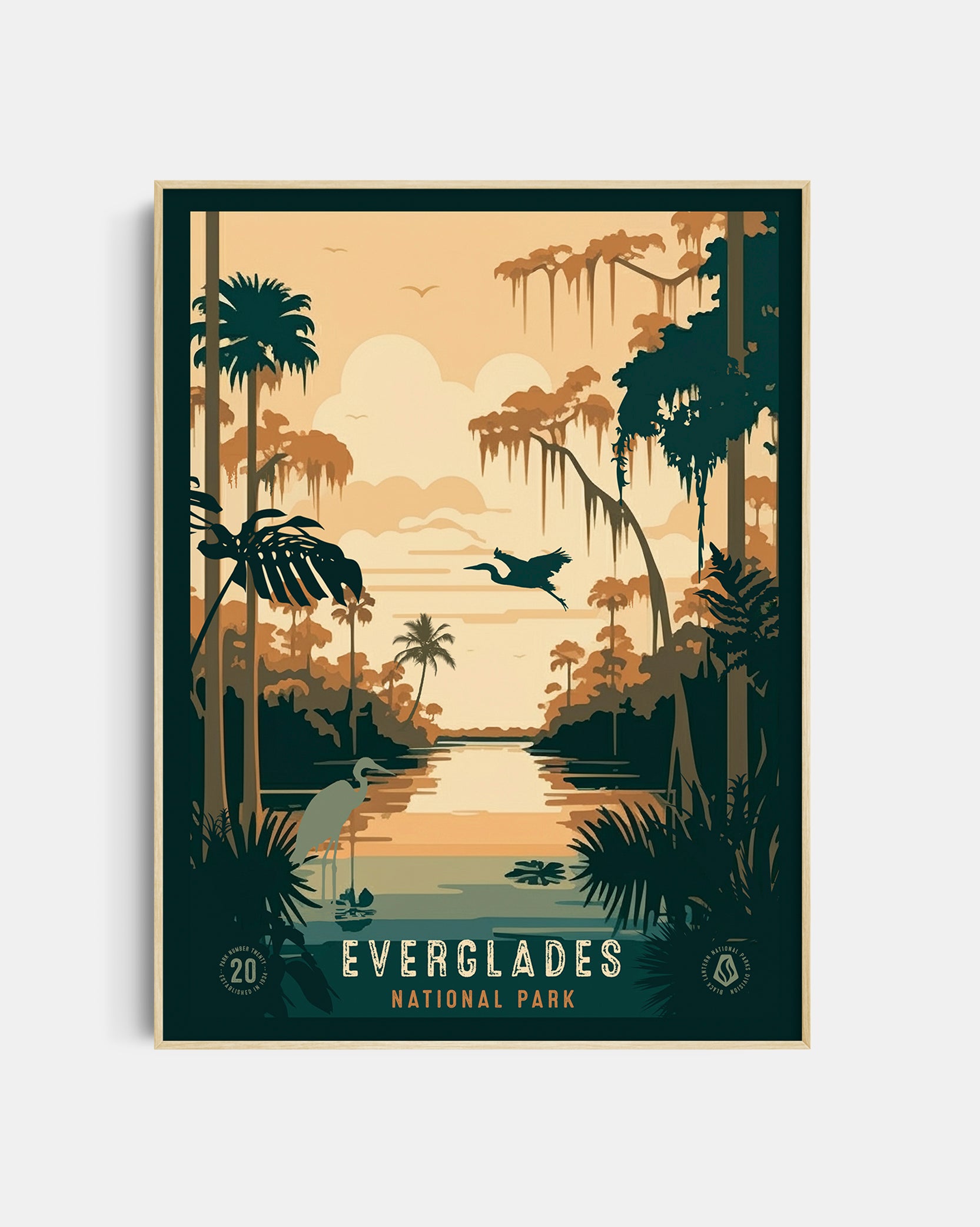 Everglades National Park Poster Framed