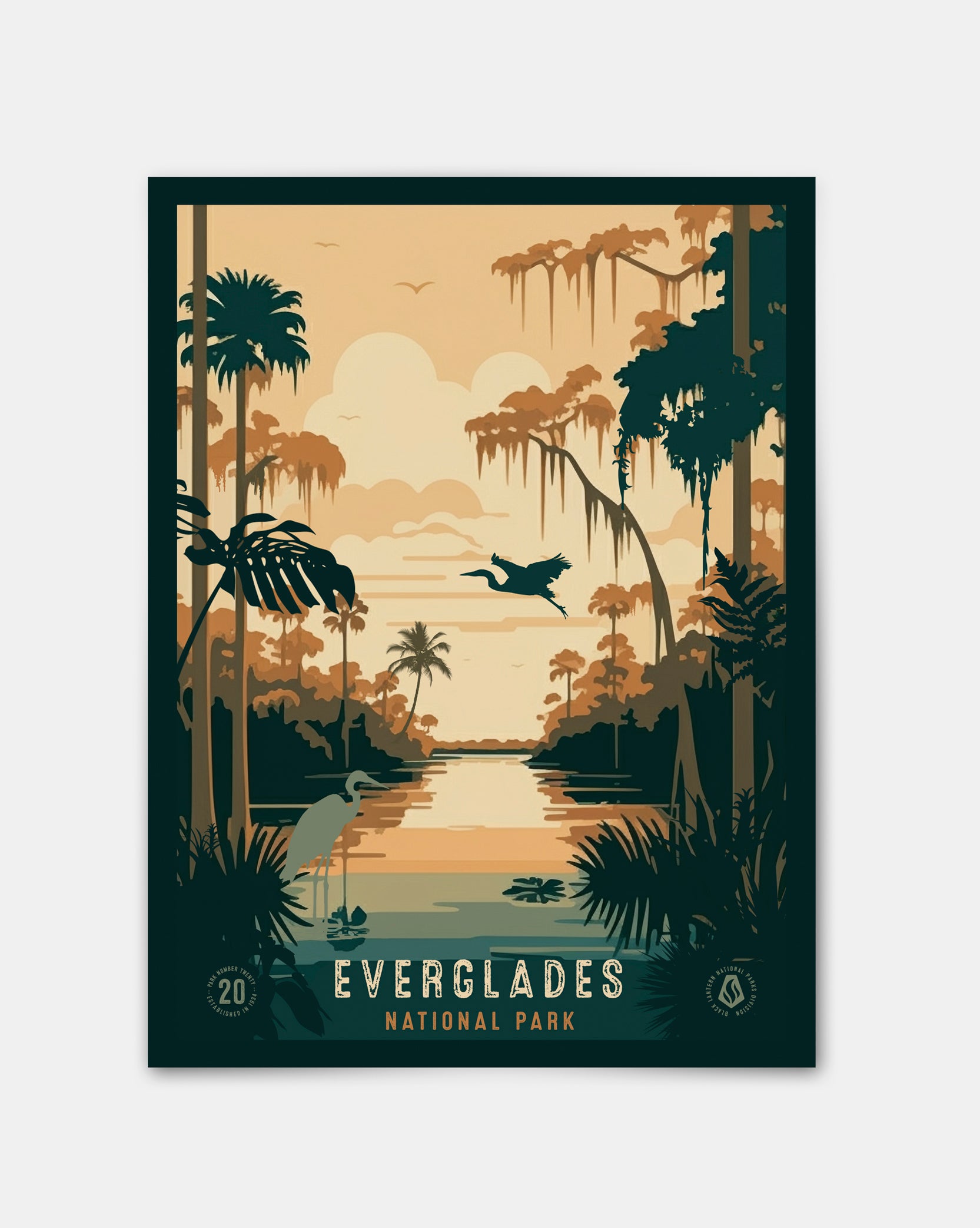 Everglades National Park Poster Unframed