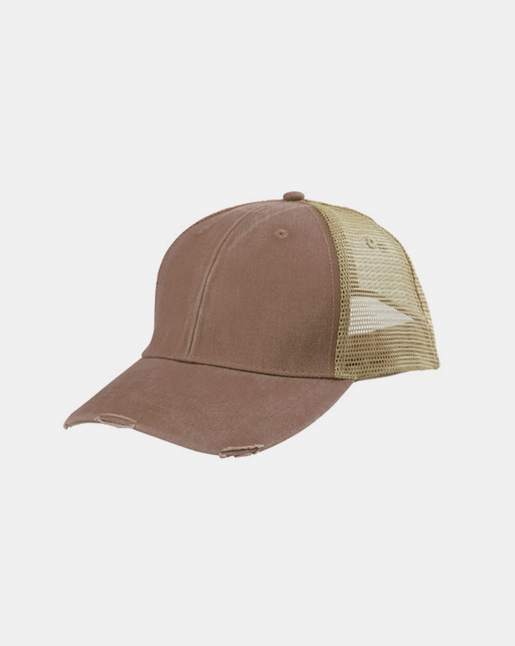 Fish And Forest Brown And Tan Trucker Cap 2