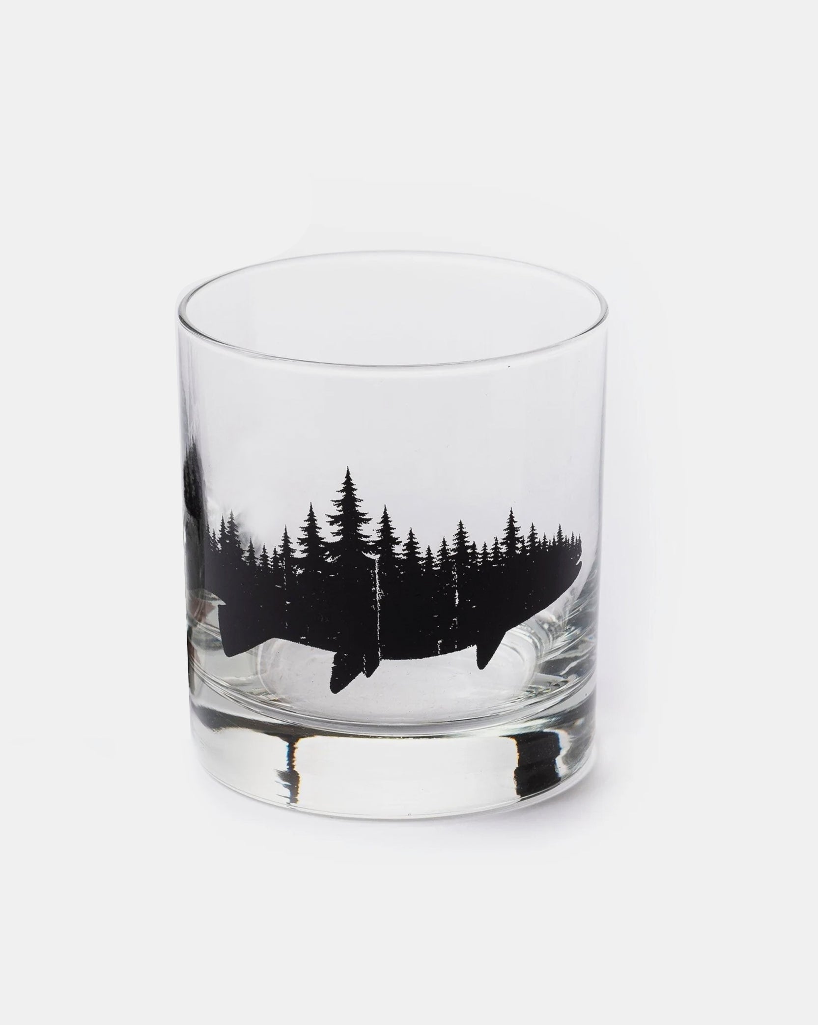  Analyzing image     Fish And Forest Single Whiskey Glass