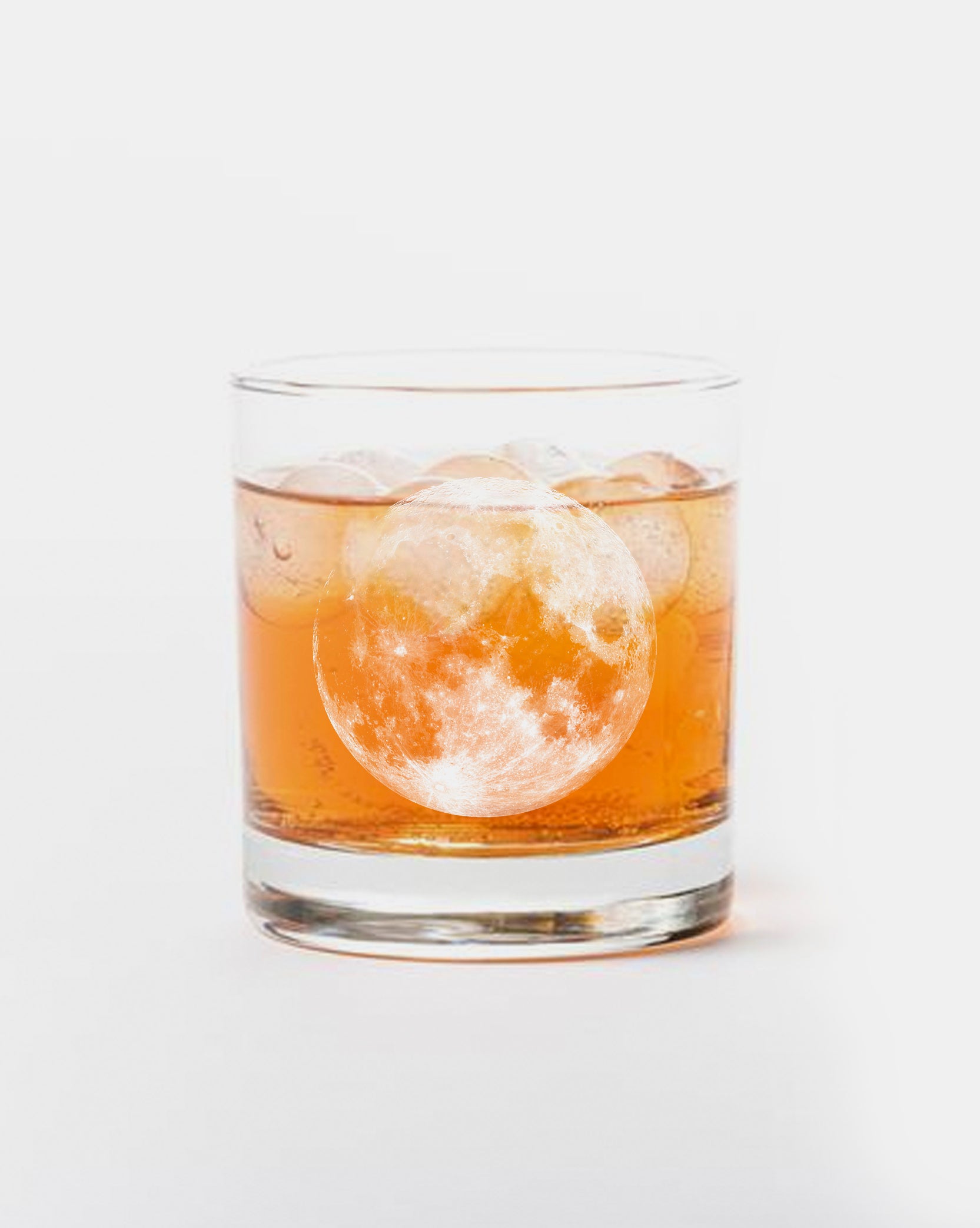 Full Moon Single Whiskey Glass