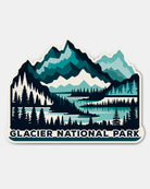 Glacier National Park Outdoor Sticker 1