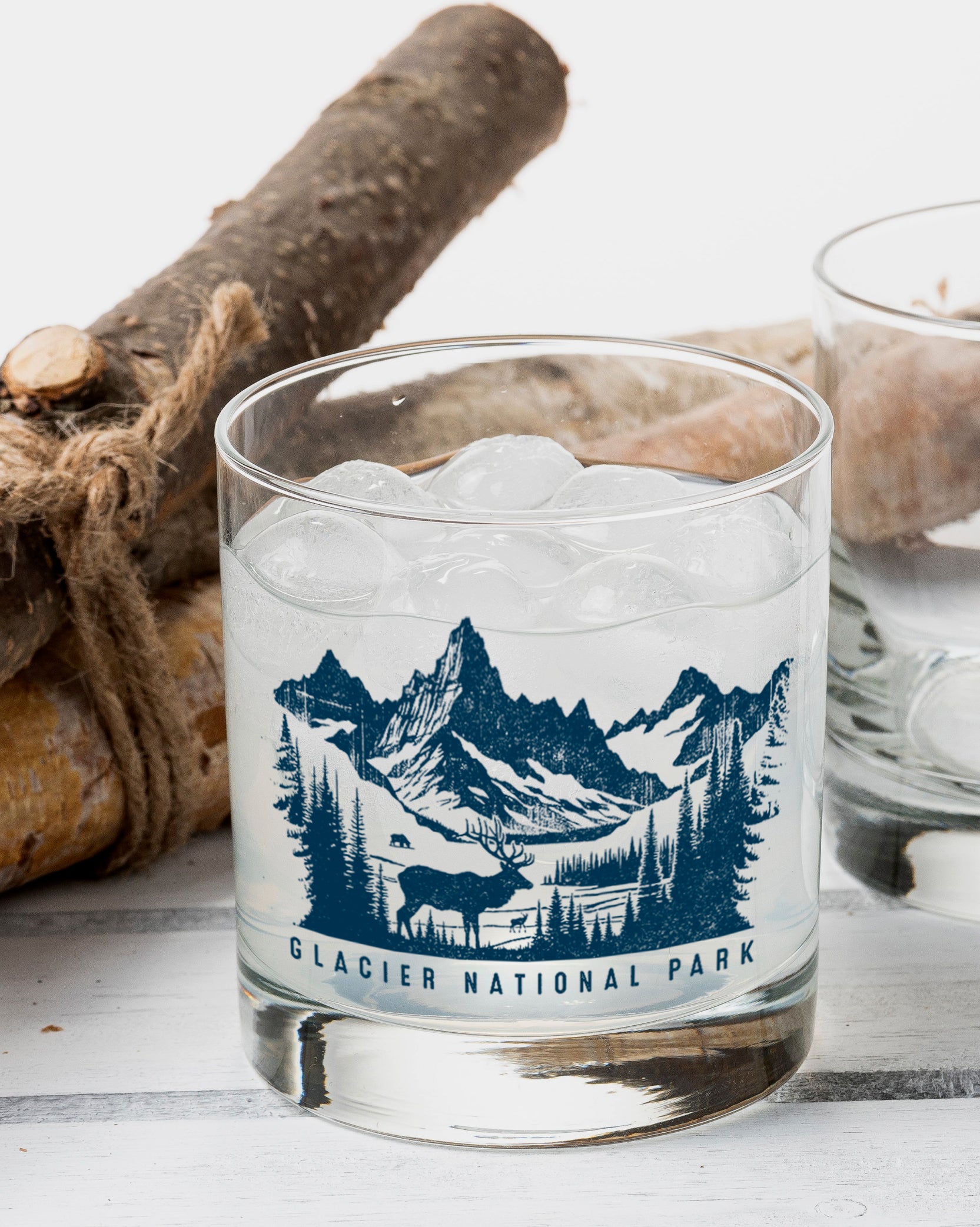 Glacier National Park Whiskey Glasses 2