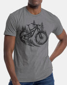 Mens Double Exposure Mountain Bike Tshirt 1