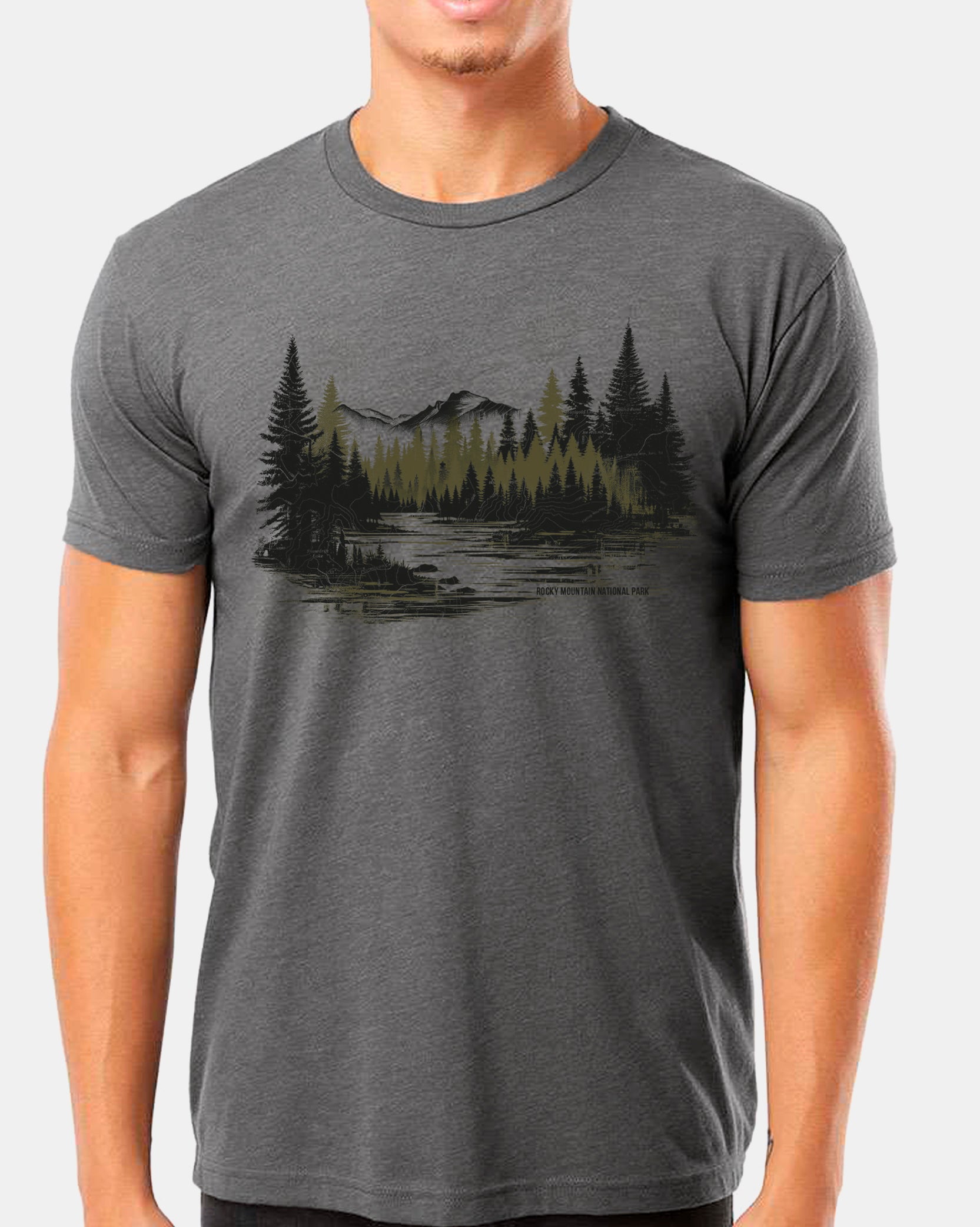 Mens Rocky Mountain National Park Tshirt