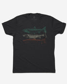 Mens Topographic Trout Tshirt 2