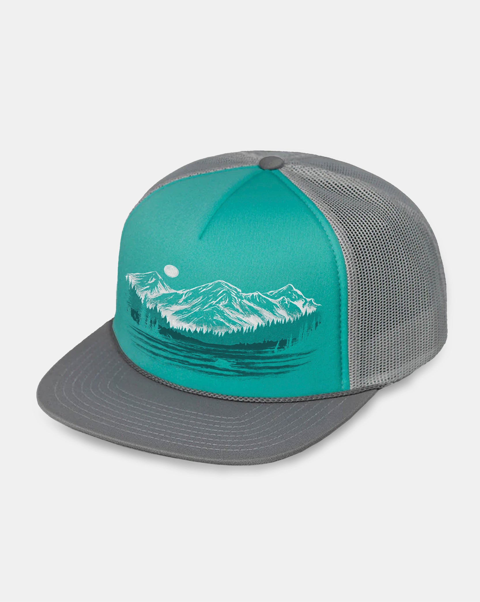 Mountain Landscape Foam Trucker Hat