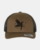 Raven And Arrow Saddle And Brown Trucker Cap 1