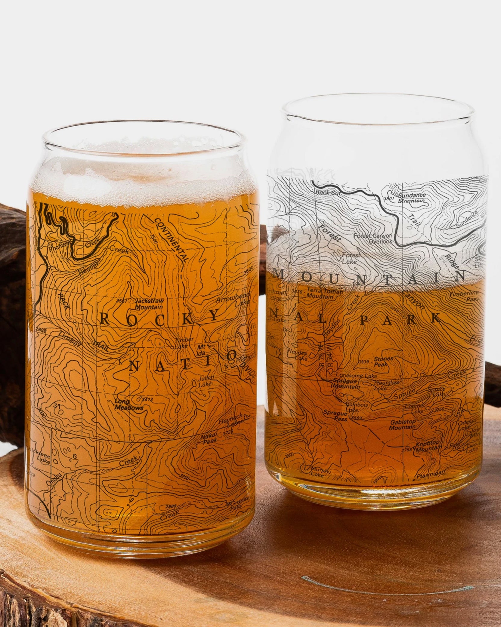 Rocky Mountain National Park Topographic Map Can Glasses 2
