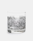 Rocky Mountain National Park Topographic Map Single Whiskey Glass