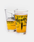 Ski Lift Pint Glass Set 1