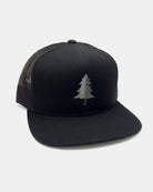 Split Tree Black Trucker Cap 1