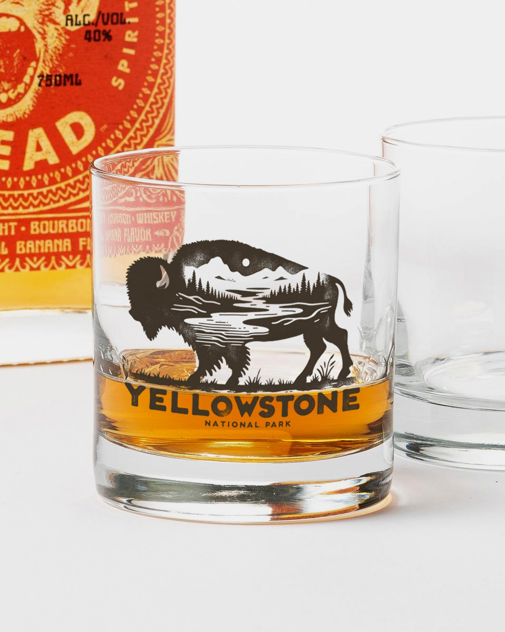 Yellowstone National Park Whiskey Glasses 2