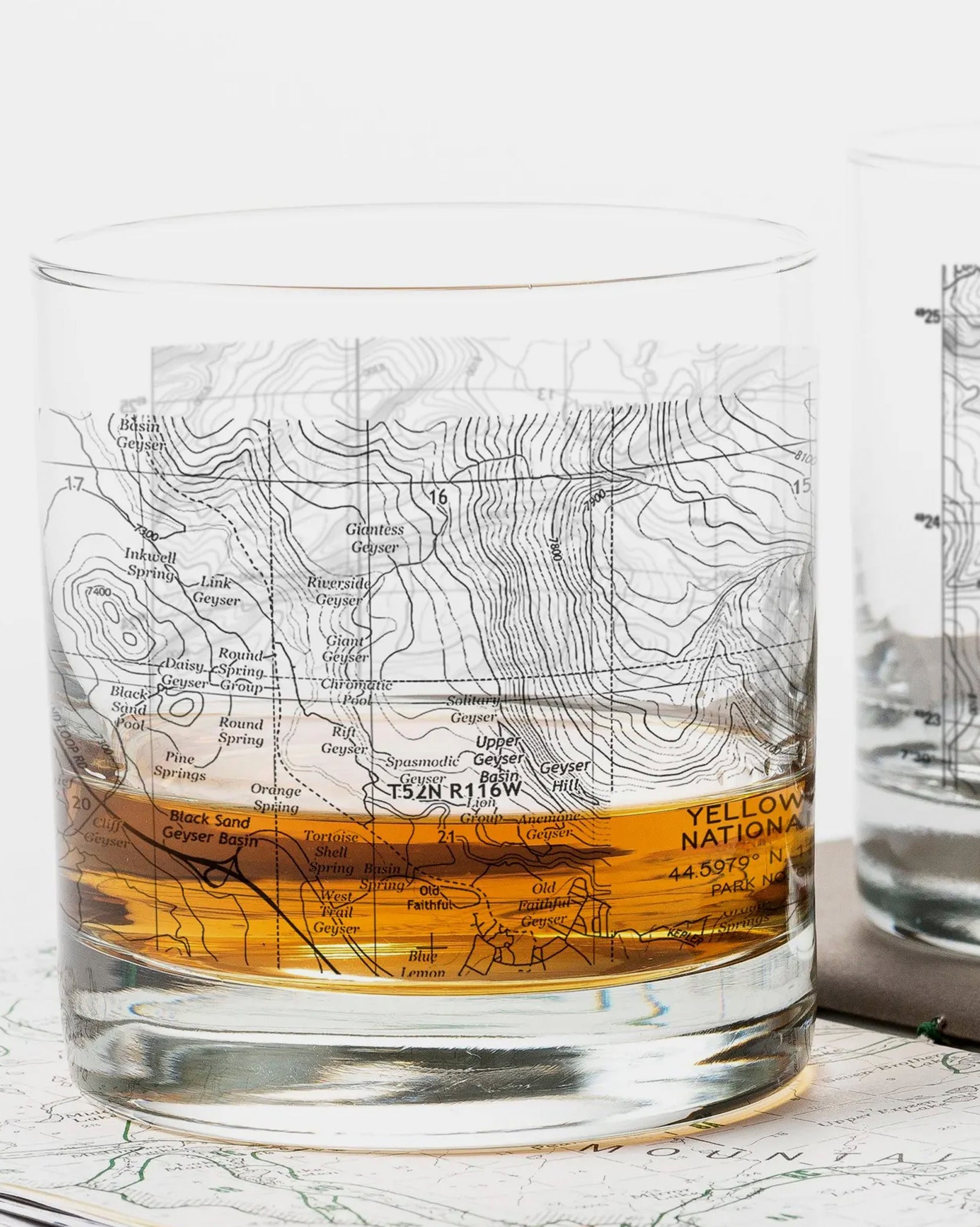 Yellowstone National Park Whiskey Glasses 2